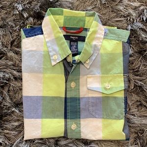 GAP Size 4- 5 Boy Button Down Short Sleeve Shirt